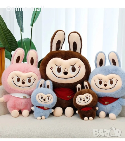 Голяма Плюшена играчка ЛАБУБУ 80/100см Голямо Лабубу Labubu The Monsters, снимка 6 - Плюшени играчки - 51461039
