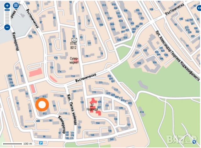 Гараж 24квм Самостоятелен голям Партер Бургас Меден Рудник Зона-В отдава под наем Собственик, снимка 5 - Гаражи и паркоместа - 50702848