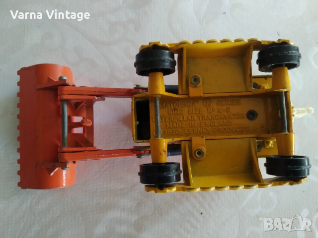 Колекционерски модел Kingsize K-8 Caterpillar Traxcavator 1970 Matchbox (Lesney) Англия., снимка 6 - Колекции - 53897971