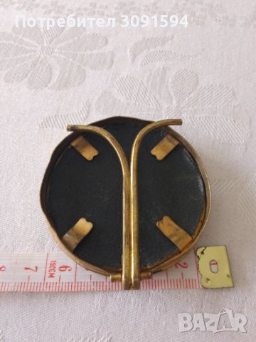 Малка Стара немска рамка месинг бронз , снимка 5 - Антикварни и старинни предмети - 45963185
