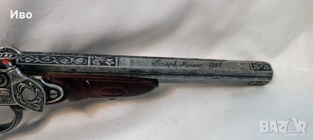 Капсулен пистолет Joseph Kirner 1807, снимка 9 - Колекции - 52198970