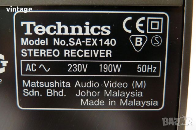 Technics SA-EX140 AM/FM Stereo Receiver, снимка 8 - Ресийвъри, усилватели, смесителни пултове - 46805567