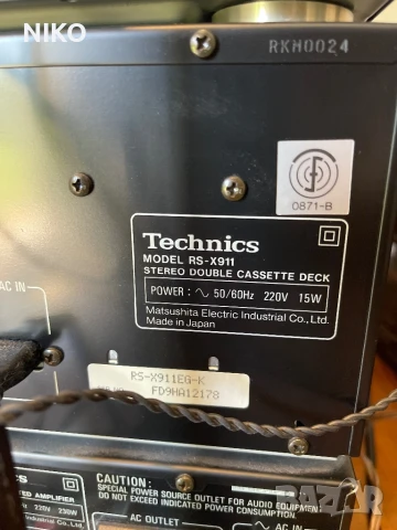 Technics комплект тунер /дек/усилвател, снимка 10 - Ресийвъри, усилватели, смесителни пултове - 51308195