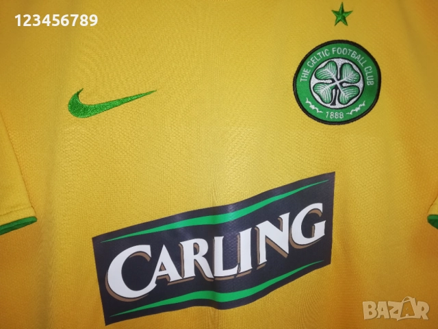 Celtic Nakamura Away 2008 2009 Nike оригинална тениска фланелка Селтик Shirt Jersey Football екип , снимка 6 - Тениски - 52666773