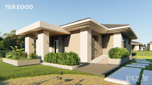 Продава 1 брой в парцел с 2 броя еднофамилни къщи в парцел от1900 м2, снимка 3 - Къщи - 50009524