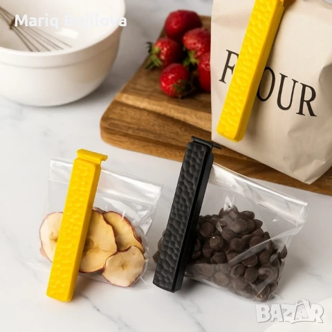 Щипки за затваряне на пликове Luigi Ferrero Prima FR-1507 11cm, 4 броя, снимка 1