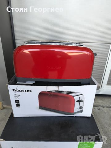 Чисто нов тостер TAURUS VINTAGE 1400w, снимка 2 - Тостери - 46703456