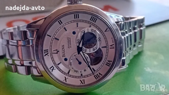 Bulova автоматик 42 мм, снимка 5 - Мъжки - 48865969