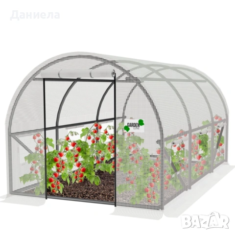Компактна бяла оранжерия - професионална защита и идеални условия за вашите култури - 3 х 2 х 2м, снимка 8 - Оранжерии - 53618169