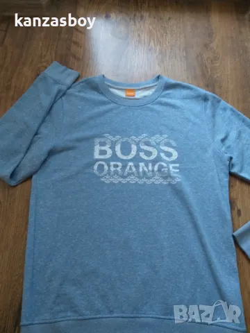 hugo boss orange - страхотна мъжка блуза Л КАТО НОВА, снимка 5 - Блузи - 47610921