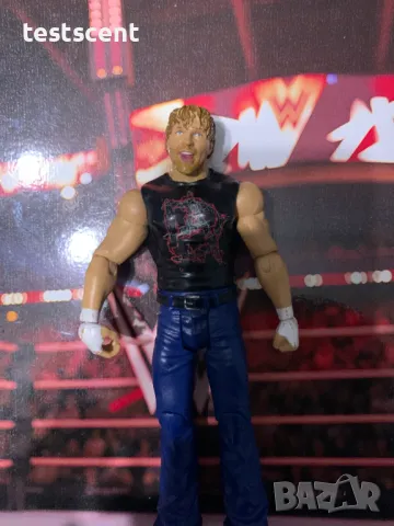 Екшън фигура WWE Jon Moxley Dean Ambrose Дийн Амброуз Basic играчка WWE AEW, снимка 4 - Фигурки - 48236355