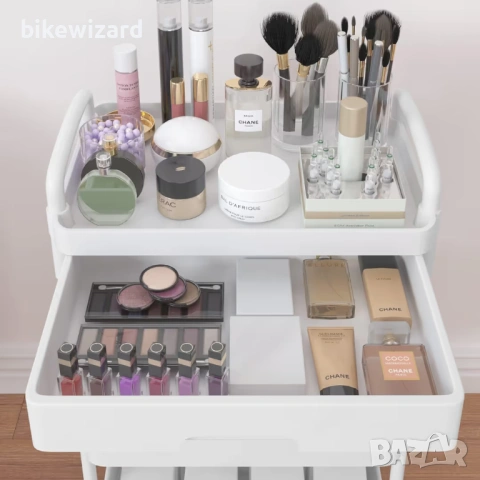 3-етажна количка на колелца с чекмеджета, многофункционална количка за съхранение на колелца НОВА, снимка 5 - Други стоки за дома - 54231740