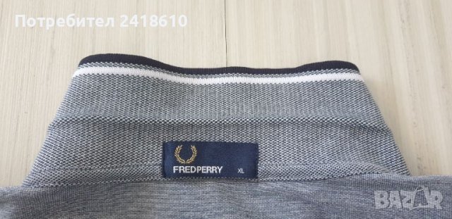 Fred Perry Pique Cotton Mens Size XL НОВО! ОРИГИНАЛ! Мъжка Тениска!, снимка 13 - Тениски - 46307891