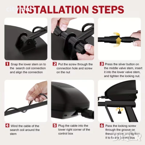 Металотърсач GTX-4080, за злато и други метали с подобрена антена, високопрецизен, снимка 3 - Друга електроника - 53732857