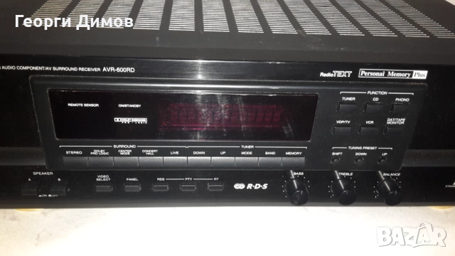 Ресийвър DENON  AVR-600RD, снимка 6 - Ресийвъри, усилватели, смесителни пултове - 52520164