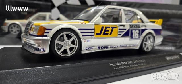 Метален модел на Мерцедес 190Е ЕВО 1, снимка 2 - Колекции - 53149789