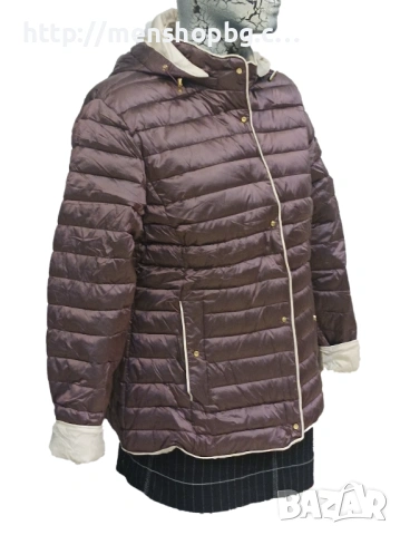 Двулицево пролетно яке - лилаво, снимка 2 - Якета - 53639659