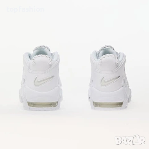NIKE AIR MORE UPTEMPO WHITE, снимка 5 - Маратонки - 53064675