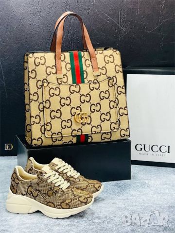 дамски обувки, чанта и портмоне gucci , снимка 2 - Чанти - 46504297