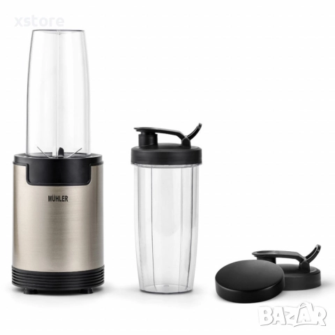 Нутри блендер Muhler, 600W, 6 ножа, 2 чаши,, снимка 4 - Блендери - 52595633