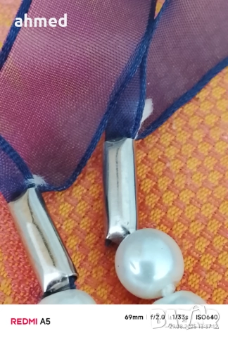 Красиво перлено колио, снимка 6 - Колиета, медальони, синджири - 51533521