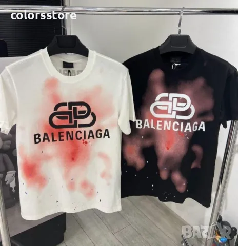 Мъжки тениски Balenciaga-Br53e, снимка 1 - Тениски - 47053467