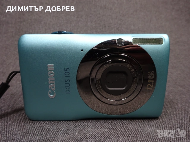 ЦИФРОВ ФОТОАПАРАТ CANON IXUS 105 12,1MP DIGITAL CAMERA, снимка 3 - Фотоапарати - 53946579