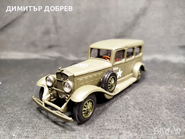 1/43 МЕТАЛНА КОЛИЧКА МАЩАБЕН МОДЕЛ 1931 CADILLAC V16 SOLIDO FRANCE, снимка 1 - Колекции - 48932960