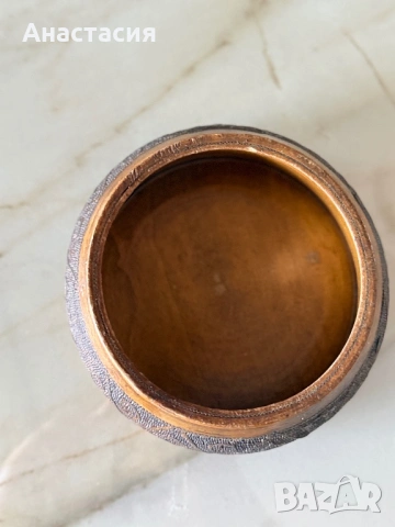 Сувенирна дървена купа дърворезба, снимка 2 - Антикварни и старинни предмети - 54015321