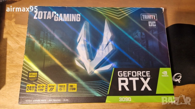 Zotac Trinity OC RTX 3090 24GB, снимка 2 - Видеокарти - 53192186