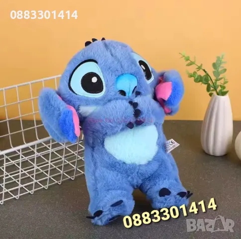 Плюшена играчка Дишащ Стич + мелодии и бял шум , снимка 2 - Плюшени играчки - 49780776