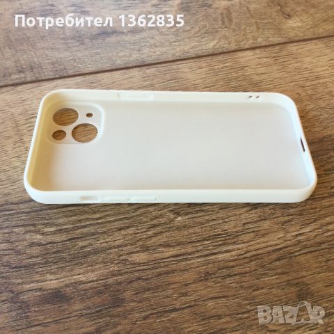 НОВ оригинален бежов силиконов калъф / кейс за IPHONE 13 на Tom and Jerry от САЩ, снимка 6 - Калъфи, кейсове - 46608181