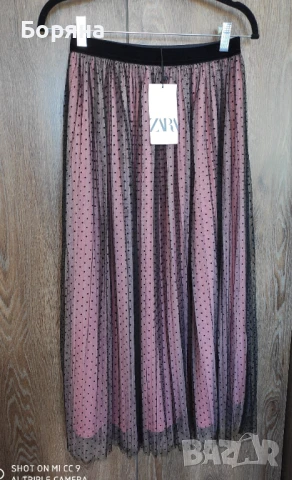ZARA нова с етикет тюлена пола, снимка 5 - Поли - 51285650
