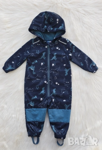 Детски софтшел гащеризон 9-12 месеца , снимка 8 - Бебешки гащеризони - 52677682