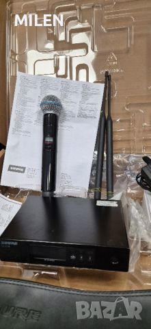 Оригинален микрофон Shure  Beta 58,  QLXD4. , снимка 2 - Други - 46248128