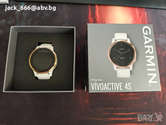 Garmin vivoactive 4s White/Rose Gold, снимка 7 - Смарт гривни - 53744160