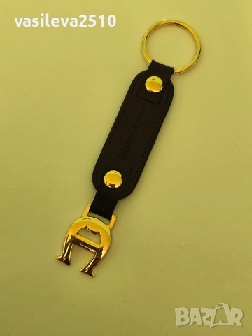 Etienne Aigner оригинален кожен ключодържател , снимка 4 - Други - 53892785