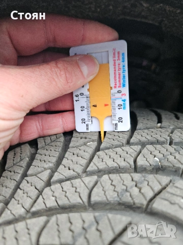 Зимни гуми Semperit с железни джанти 5 х 112, снимка 3 - Гуми и джанти - 53994498