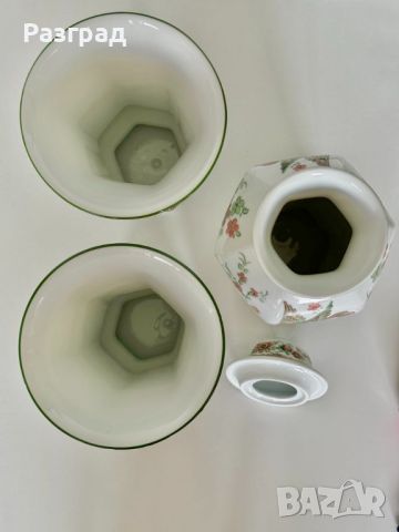 Трио порцеланови вази, снимка 9 - Вази - 45506976