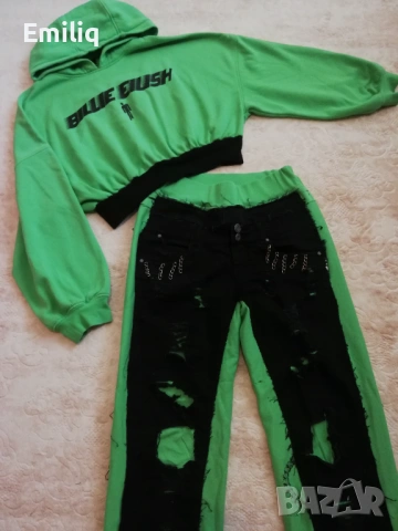 Нов Дизайнерски Дамски Комплект, снимка 3 - Спортни екипи - 53416149