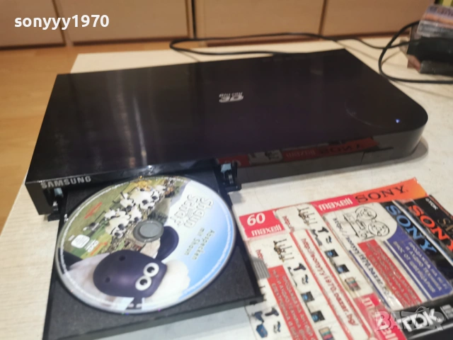 SAMSUNG BD-H5500 BLU-RAY 3D HDMI LAN 1101260910LCHERY1, снимка 6 - Плейъри, домашно кино, прожектори - 53059926
