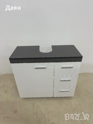 Шкаф за баня за мивка VASAGLE, МДФ