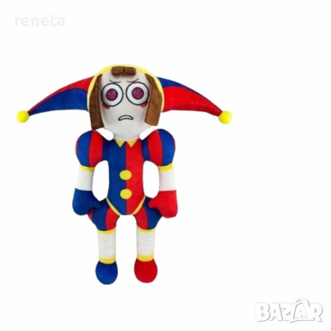 Играчка Клоун 1, The Amazing Digital Circus, Плюшена,  28 см., снимка 1 - Плюшени играчки - 45653707