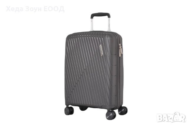 Куфар за ръчен багаж 55 х 37 х 20см от Полипропилен с четири двойни колелца, снимка 7 - Куфари - 45876580