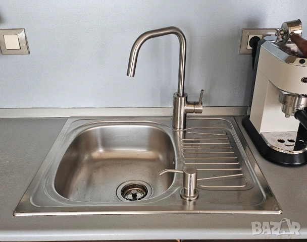 Комплект мивка PYRAMIS, смесител IKEA и дозатор за веро