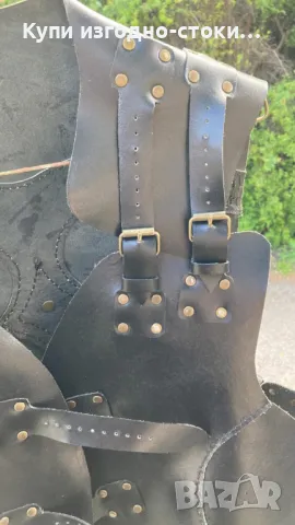 Рокерски елек от телешки бокс С / ХХЛ размер, снимка 5 - Части - 50259242