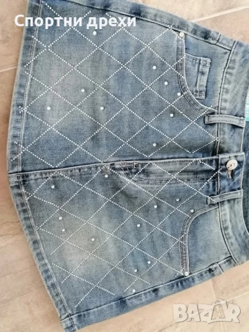 МЕГА МЕГА ЯКИ♥️🔝НАЙ-НИСКА ЦЕНА ☺️❎УНИКАЛНИ♥️Ограничени бройки ♥️КЪСИ ДЪНКИ ПОЛА-ПАНТАЛОН 💕С КАМЪНИ