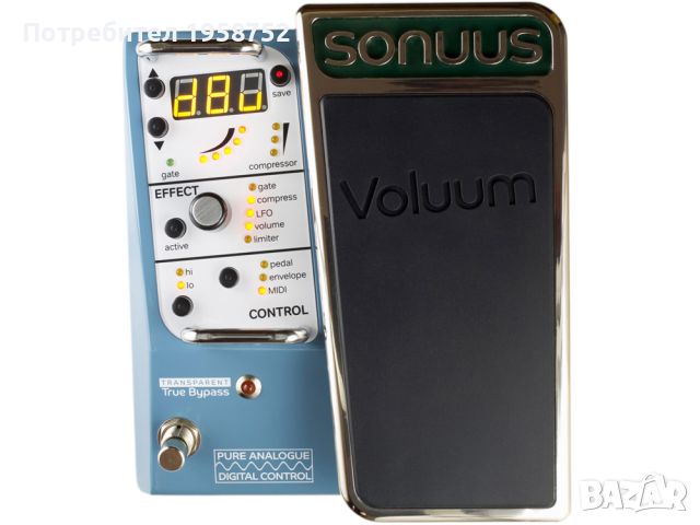 Sonuus Voluum (Gate-Compressor-Tremolo-Volume-Limiter-Tuner-MIDI Controller), снимка 1 - Синтезатори - 46471360