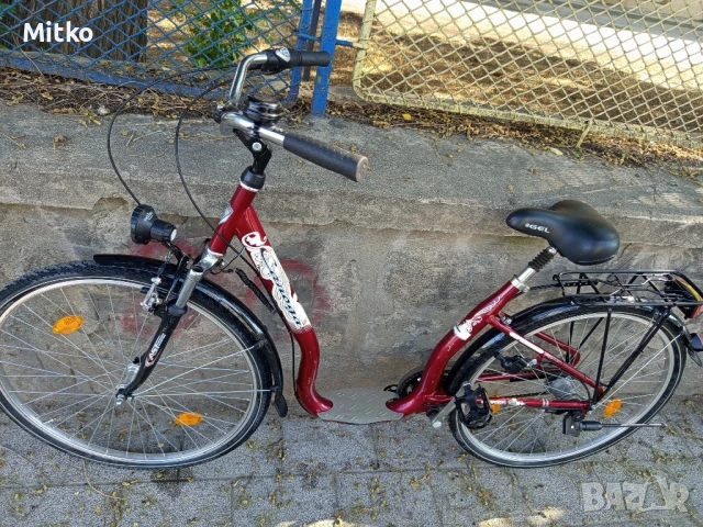 28 цола алуминиев велосипед с 7 скорости усилени капли амортисьори предни като нов , снимка 10 - Велосипеди - 51288600