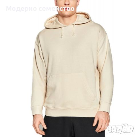 Мъжко спортно горнище reebok classics natural dye relaxed fit hoodie beige, снимка 2 - Суичъри - 46763822